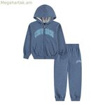 Մանկական սպորտային հագուստ Converse Cnvb Heritage Ft Full Zip Set կապույտ, 2 հատ