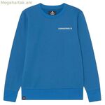 Մանկական սվիտեր առանց գլխարկի Converse WordMark Crew Blue