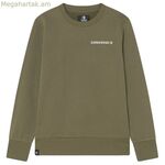 Մանկական սվիտեր առանց գլխարկի Converse Wordamark մուգ կանաչ