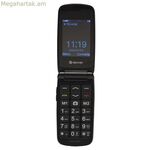 Բջջային հեռախոս տարեցների համար՝ Denver Electronics BAS-24800L, սև 2,4 դյույմ QVGA