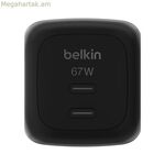 Պատի լիցքավորիչ Belkin WCH020KQBK սև