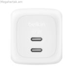 Պատի լիցքավորիչ Belkin WCH020KQWH սպիտակ