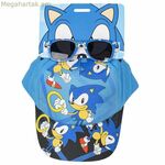 Գլխարկների և արևային ակնոցների հավաքածու Sonic 2 հատ՝ մանկական