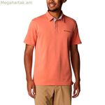 Տղամարդու կարճ թևքով պոլո շապիկ Columbia Nelson Point Coral