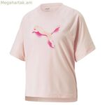 Կանացի կարճ թևքով մարզաշապիկ Puma Modernoversi վարդագույն