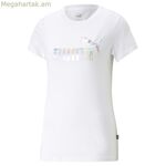 Կանացի կարճ թևքով մարզաշապիկ Puma Ess+ Nova Shine White