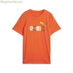 Մանկական կարճ թևքով մարզաշապիկ Puma Ess+ Futureverse նարնջագույն