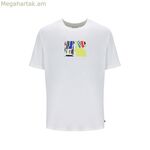 Տղամարդու կարճ թևքով մարզաշապիկ Russell Athletic Emt E36211 սպիտակ