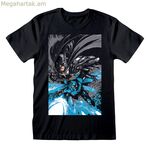 Կարճ թևքով մարզաշապիկ Batman Team Up սև, ունիսեքս