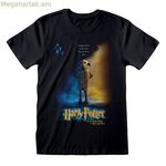 Կարճ թևքով շապիկ Հարրի Փոթթեր Դոբբիի պաստառով սև ունիսեքս