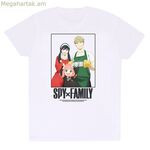 Կարճ թևքով շապիկ Spy X Family Full Of Surprises սպիտակ, ունիսեքս
