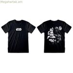 Կարճ թևքով մարզաշապիկ «Star Wars Collage» սև ունիսեքս