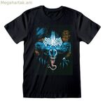 Կարճ թևքով շապիկ Marvel Wall Lurker սև ունիսեքս