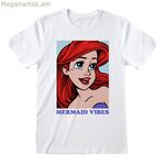 Կարճ թևքով շապիկ «Փոքրիկ ջրահարս»՝ «Ջրահարսի տրամադրություն»՝ սպիտակ, ունիսեքս