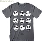 Մուգ մոխրագույն, կարճ թևքով ունիսեքս շապիկ՝ «Մղձավանջը Սուրբ Ծննդից առաջ» ֆիլմով