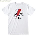 Ունիսեքս կարճ թևքով մարզաշապիկ «Աստղային պատերազմներ» Զիգի Սթորմթրուփեր՝ սպիտակ