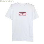 Տղամարդկանց կարճ թևքերով շապիկ Marvel սպիտակ մեծահասակների համար