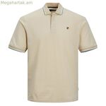 Տղամարդու կարճ թևքով պոլո շապիկ Jack & Jones JPRBLUWIN POLO SS NOOS 12169064 Բեժ