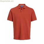 Տղամարդու կարճ թևքով պոլո շապիկ Jack & Jones JORFREDERIKSBERG նարնջագույն