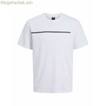 Տղամարդու կարճ թևքով մարզաշապիկ Jack & Jones JCOFUSION FULL BRANDING 12273120 սպիտակ