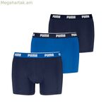 Տղամարդկանց բոքսեր շորտեր Puma 701234187 004 կապույտ 3 հատ