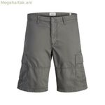 Կարճ տաբատ Jack & Jones JPSTCOLE MATEOCARGO կարճ միջին չափի SN 12274389 մոխրագույն
