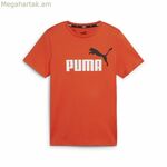 Մանկական կարճ թևքով մարզաշապիկ Puma Essentials+ 2 գույնանի լոգոտիպով