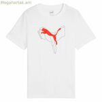 Մանկական կարճ թևքով մարզաշապիկ Puma Essentials+ Logo Lab Graphic-ով