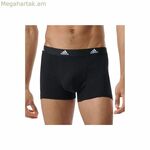 Տղամարդկանց բոքսեր շորտեր Adidas Active Flex սև, 3 հատ