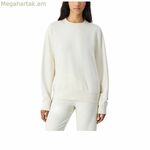 Կանացի սվիտեր առանց գլխարկի՝ Champion Champion կրուիզային օձիքով, սպիտակ