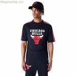 Տղամարդկանց կարճ թևքերով մարզաշապիկ New Era NBA PANEL OS Չիկագո Բուլս սև