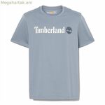 Տղամարդու կարճ թևքով մարզաշապիկ Timberland Kennebec River Linear Logo-ով