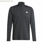 Սվիտեր առանց գլխարկի Adidas Essentials սև
