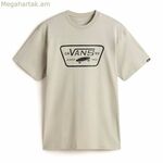 Տղամարդու կարճ թևքով մարզաշապիկ Vans Full Patch London Fog Beige