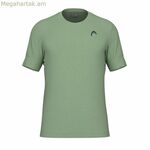 Կարճ թևքով սպորտային մարզաշապիկ Head Play Tech Uni բաց կանաչ թենիսի գույնով