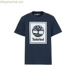 Տղամարդու կարճ թևքով մարզաշապիկ Timberland Stack Logo սև