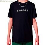 Jordan Mj Wordmark Emb Crew մանկական կարճ թևքով սև շապիկ