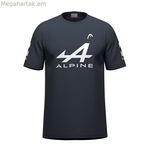 Տղամարդու կարճ թևքով մարզաշապիկ Head Smu Arturo Coello Sponsors Summer 2025 մուգ կապույտ