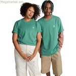 Տղամարդու կարճ թևքով Converse Classic Fit ձախ կրծքավանդակի աստղաձև Chevron ձիթապտղի գույնի կարճ թևաշապիկ