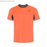 Տղամարդու կարճ թևքով շապիկ՝ Head Slice, մուգ նարնջագույն