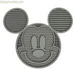 Շան կերակրիչ Միկի Մաուս սև-մոխրագույն 28,0 x 15,0 x 1,5 սմ