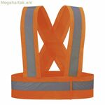 Անվտանգ անդրադարձնող գոգնոց JUBA HVTORA նարնջագույն Բարձր տեսանելիություն