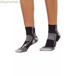 Սպորտային գուլպաներ Mico ARGENTO X-STATIC սև-մոխրագույն