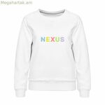 Տղամարդու սվիտեր առանց գլխարկի Nexus ZUBAIR սպիտակ