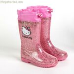 Մանկական լեռնային կոշիկներ Hello Kitty Fuchsia գույնով