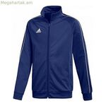 Մանկական սպորտային բաճկոն Adidas CORE18 PES JKTY CV3577 Մուգ կապույտ պոլիեսթեր (10 տարեկան)
