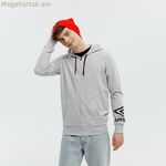 Տղամարդու վերնաշապիկ FW TERRACE ZIP HOODIE Umbro 66063U 263 մոխրագույն