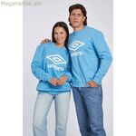 Տղամարդու սվիտեր առանց գլխարկի Umbro LOGO 66080U LBY կապույտ