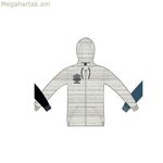 Տղամարդու սպորտային բաճկոն Umbro TERRACE 66206U 263 մոխրագույն