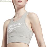 Կանացի սպորտային վերնաշապիկ Reebok BRALET GR9393 մոխրագույն